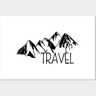 Travel Mountains Posters and Art